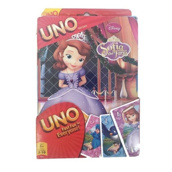Disney Other - Disney Junior Sofia The First UNO Card Game New Sealed In Tin Case Ages 5+